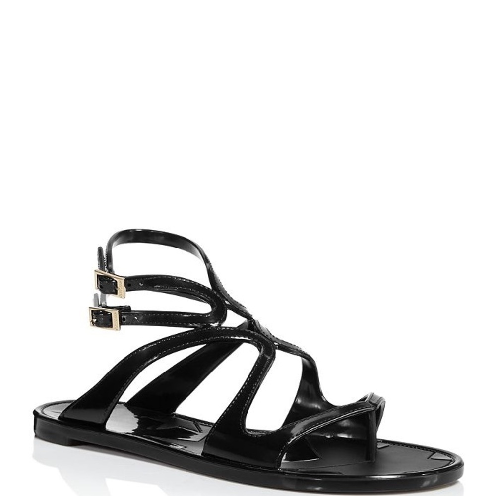 Jimmy Choo Black Strappy Sandals